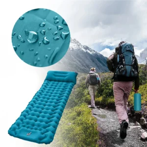 Inflatable Sleeping Bag Pad for Backpacking and Camping
