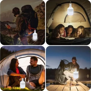 ZK20 Portable Camping LED Light - USB Rechargeable with Hanging Hook